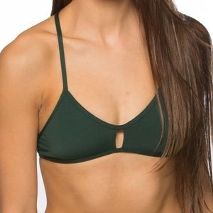 Jolyn Vent top Forest green size Medium